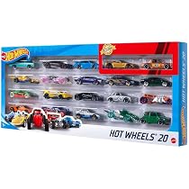 Mattel Hot Wheels H7045/Pack of 20, Gift Set, Random Cars/Models